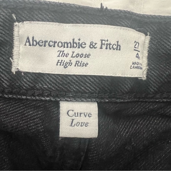 Abercrombie & Fitch High Rise Loose Jean - Curve Love - Picture 5 of 11